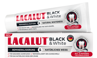 LACALUT BLACK & WHITE Pastë dhëmbësh medicinale 75ml